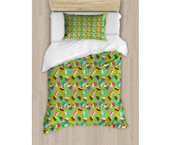 Colorful Cupcakes Duvet Cover Set