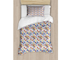 Eastern European Flower Art Duvet Cover Set