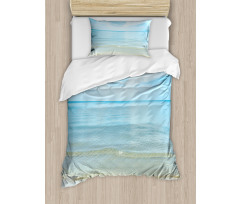 Sea Horizon Shore Beach Duvet Cover Set