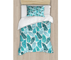 Exotic Tropical Leaves Art Duvet Cover Set