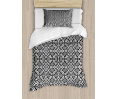 Lace Style Illustration Duvet Cover Set