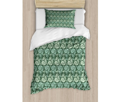 Curly Drops Natural Tones Duvet Cover Set