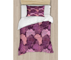 Retro Ginkgo Biloba Leaves Duvet Cover Set