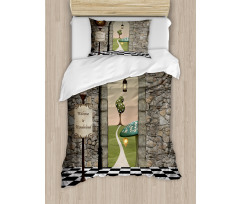 Fairytale Motif Duvet Cover Set