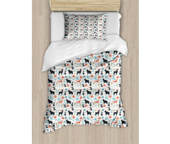 Fox Rabbit Bear Owl Duvet Cover Set