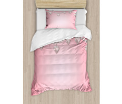 Heart Pearl Necklace Duvet Cover Set