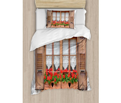 European Rustic Shutters Duvet Cover Set