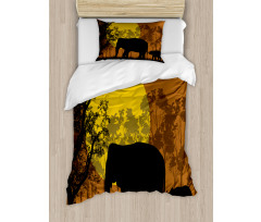 Animals and Trees Duvet Cover Set