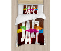 Jazz Performers Retro Duvet Cover Set