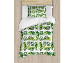 Vertical Horizontal Plants Duvet Cover Set