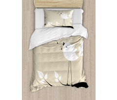 2 Birds on a Branch Duvet Cover Set