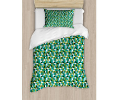 Modern Colored Cubes Duvet Cover Set