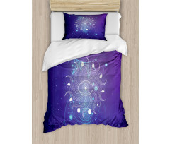 Mystic Eye and Ornaments Art Duvet Cover Set