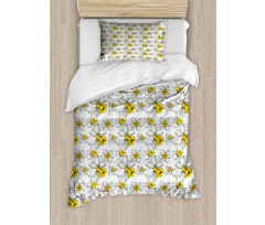 Blooming Narcissus Duvet Cover Set