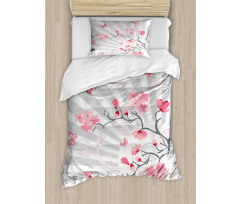 Birds on Cherry Tree Duvet Cover Set