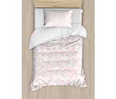 Spring Cherry Flourish Duvet Cover Set