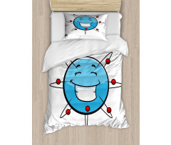 Scientific Cheerful Particle Duvet Cover Set