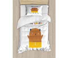 You are Loved and Doodle Bear Duvet Cover Set