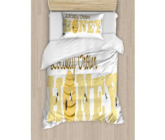 Locally Grown Calligraphy Duvet Cover Set