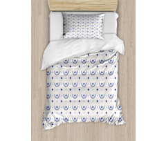 Crown and Leaves Corolla Duvet Cover Set