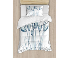 Tulips with Solar Effect Duvet Cover Set