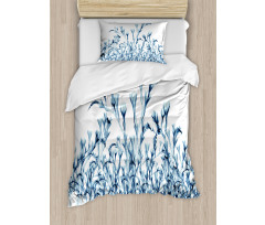 X-Ray Floral Nature Duvet Cover Set
