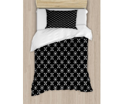 Flower Inspiration Graphic Duvet Cover Set