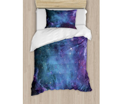 Galaxy Stars in Space Duvet Cover Set