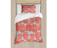 Exotic Monstera Plantation Duvet Cover Set