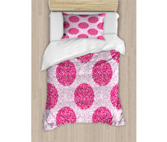 Round Bubbles Polka Dots Duvet Cover Set