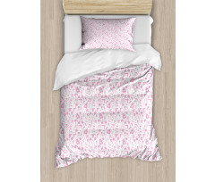 Beauty Accessories Pattern Duvet Cover Set