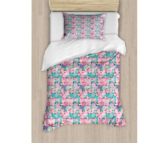 Modern Complex Polygons Duvet Cover Set