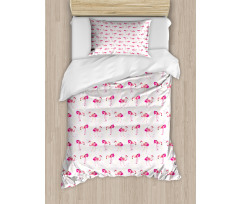 Tropic Birds and Spots Duvet Cover Set