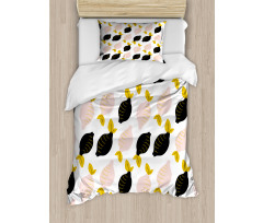 Abstract Colored Citrus Fruit Duvet Cover Set