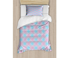 Eclectic Soft Colors Duvet Cover Set