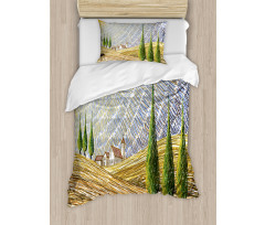 Rural Fields Europe Duvet Cover Set