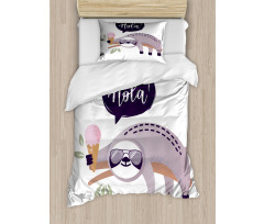 Hola Ice Cream Chilling Duvet Cover Set