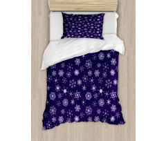 Purple Monochrome Motifs Duvet Cover Set