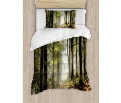 Mist Wilderness Mountain Duvet Cover Set