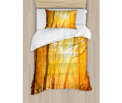 Autumn Forest Branches Duvet Cover Set