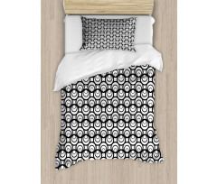 Intricate Circles Modern Duvet Cover Set