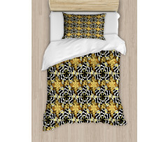 Eclectic Style Motifs Art Duvet Cover Set