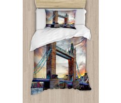 Historical Tower Bridge Duvet Cover Set