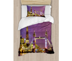 Tower Bridge in London Duvet Cover Set