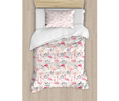 Wild Bird Love Vintage Duvet Cover Set