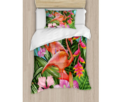 Hibiscus Tropic Flower Duvet Cover Set