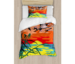 Birds in the Air Art Duvet Cover Set