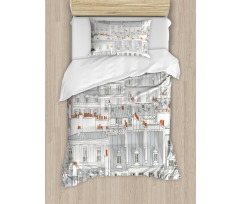 Paris Aerial Scenery Duvet Cover Set