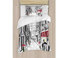 Paris Eiffel Tower Duvet Cover Set