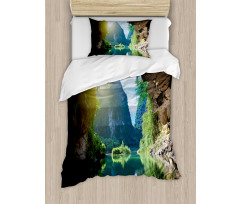 Mountain Sky Scenery Duvet Cover Set